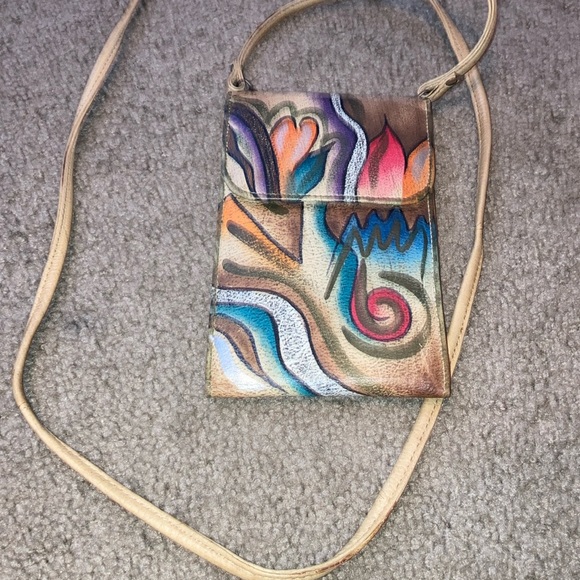 Sam Sam genuine leather abstract crossbody - Picture 1 of 7